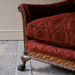 Antique Deep Seated Country House Sofa