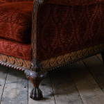 Antique Deep Seated Country House Sofa