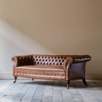 Mid 19th Century Howard & Sons Chesterfield Sofa