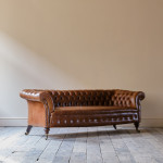 Mid 19th Century Howard & Sons Chesterfield Sofa