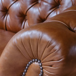 Mid 19th Century Howard & Sons Chesterfield Sofa