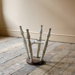 Mid 19th Century Dairy Stool in paint