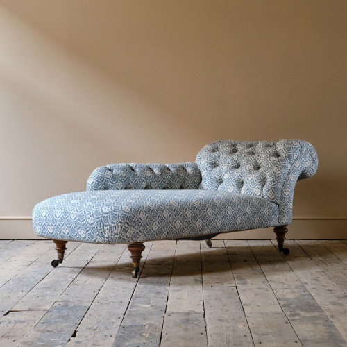 Antique 19th century Howard & Sons Chaise Lounge