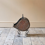 Arts and Crafts Wrought Iron and Copper Coal Shuttle.