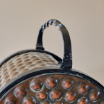 Arts and Crafts Wrought Iron and Copper Coal Shuttle.