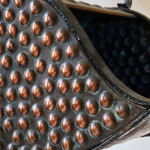 Arts and Crafts Wrought Iron and Copper Coal Shuttle.