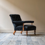 19th century Gillows armchair in Colefax and fowler