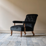 19th century Gillows armchair in Colefax and fowler