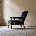 19th century Gillows armchair in Colefax and fowler