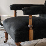19th century Gillows armchair in Colefax and fowler