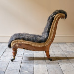 Mid 19th Century Howard & Sons Slipper Chair