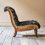 Mid 19th Century Howard & Sons Slipper Chair