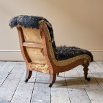 Mid 19th Century Howard & Sons Slipper Chair