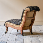 Mid 19th Century Howard & Sons Slipper Chair