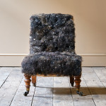 Mid 19th Century Howard & Sons Slipper Chair
