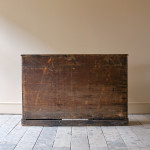 19th century painted pine dog kennel dresser
