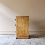 19th century painted pine dog kennel dresser