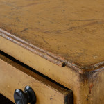 19th century painted pine dog kennel dresser