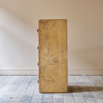 19th century painted pine dog kennel dresser