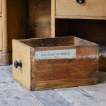 19th century painted pine dog kennel dresser
