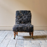 Mid 19th Century Howard & Sons Slipper Chair