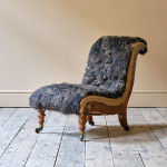 Mid 19th Century Howard & Sons Slipper Chair