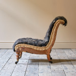 Mid 19th Century Howard & Sons Slipper Chair
