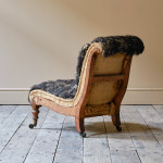 Mid 19th Century Howard & Sons Slipper Chair