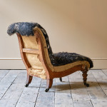 Mid 19th Century Howard & Sons Slipper Chair