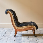 Mid 19th Century Howard & Sons Slipper Chair