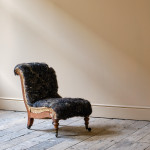 Mid 19th Century Howard & Sons Slipper Chair