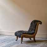 Mid 19th Century Howard & Sons Slipper Chair