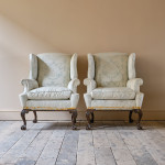 Pair of c1940's Wingback Armchairs