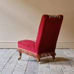 Late 19th century slipper chair