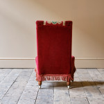 Late 19th century slipper chair