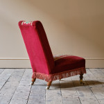 Late 19th century slipper chair