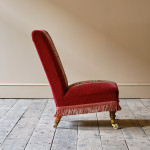 Late 19th century slipper chair