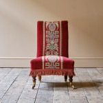 Late 19th century slipper chair