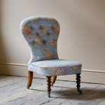 Mid 19th century slipper chair