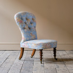 Mid 19th century slipper chair