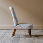 Mid 19th century slipper chair