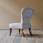 Mid 19th century slipper chair