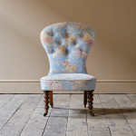Mid 19th century slipper chair