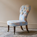 Mid 19th century slipper chair