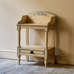 19th century pine washstand in later paint