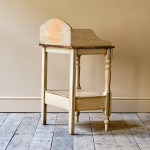 19th century pine washstand in later paint