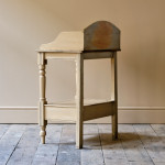 19th century pine washstand in later paint