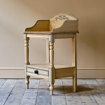 19th century pine washstand in later paint