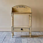 19th century pine washstand in later paint