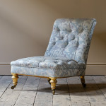 19th Century Country House Slipper Chair
